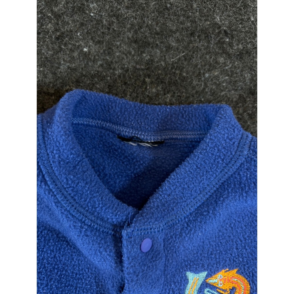 Patagonia Synchilla Fleece Snap-T Pullover Sweater Kids S Blue Hiking Camping - Picture 5 of 9